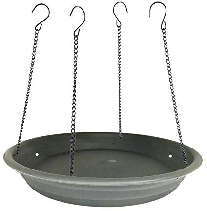 Pmsanzay Großes Vogelfutter-Auffangtablett zum Aufhängen, für den Außenbereich, Hinterhof, Garten