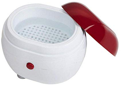 Limpiador por ultrasonidos, lavado ultrasónico, limpiador joyas, para relojes, gafas sol, joyas, monedas, afeitadoras, prótesis dentales