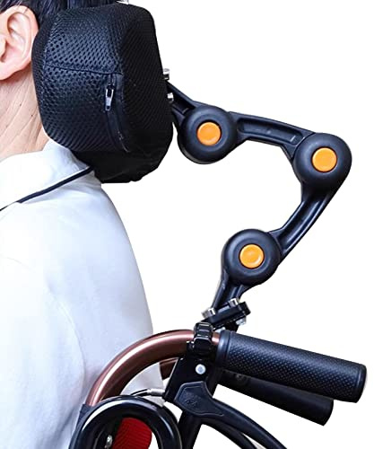 Joyfitness Appui-tête Universel pour Fauteuil Roulant,Coussin d'appui-tête Rembourré Réglable,Coussin réglable d'appui-tête de Fauteuil Roulant