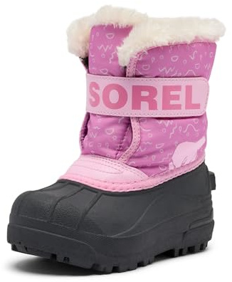 Sorel Childrens Snow Commander Boot, Orchid, Pink Flare, 7 UK Child