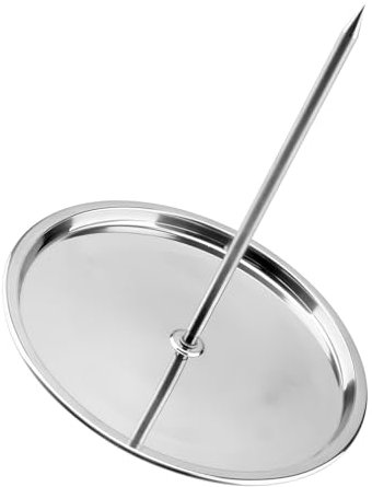 Bojueshaw Stainless Steel Vertical Skewer,BBQ Vertical Meat Skewer Kebab Stand,Hanging Barbecue Skewer Rack,Chicken Rack Roaster for Broiler,Chicken,Steak