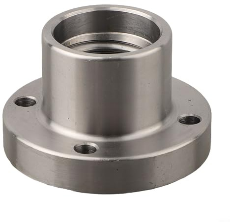 Gdfnmogo Piastra frontale in acciaio per tornio per legno, filettatura 1-8TPI per montaggio del mandrino per tornitura del legno, compatibile con accessori per tornio da 5 cm, 7 cm, 10 cm, lunga