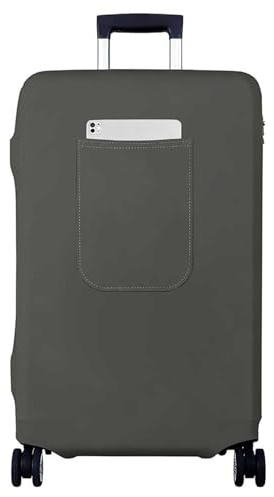 Morbuy Funda para Maletas Elástica, Gris Funda Maleta Cabina Protector Grande, para Cabina de 29-32 Pulgadas, Suitcae Cover con Bolsillo, Lavable, Antirrayaduras