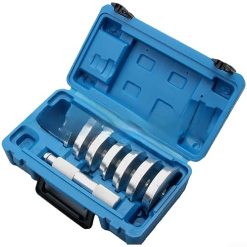 Juego de herramientas de rodamiento automotriz de 17 piezas para presionar instalar y quitar rodamientos de ruedas y sellos (caja azul de 10 piezas)