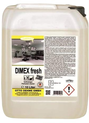 Lorito Dimex fresh Duftreiniger, 10 Liter Konzentrat, Bodenreiniger mit Duft, Zitrone, Reiniger für Boden und alle wasserbeständigen Oberflächen