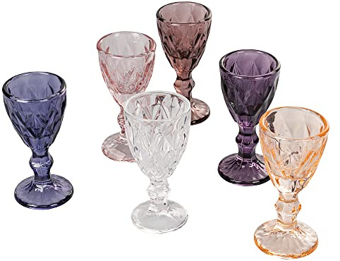 Villa d'Este Home Tivoli Prisma Lot de 6 liqueurs Provence en verre 45 ml