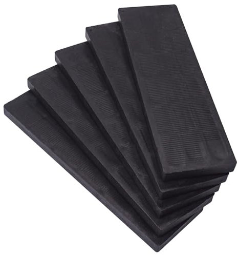 SKIR'CO Lot de 60 cales plates en plastique de 6 mm pour vitrage 40 x 100 mm