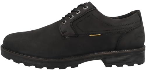 camel active Herren Sneaker, Männer Schnürschuhe,Wechselfußbett,wasserabweisend,schnürer,Halbschuhe,Freizeitschuhe,schwarz,47 EU