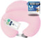 sei Design Stillkissen klein Baby- Stillhörnchen mit abnehmbaren Stillkissenbezug aus 100% Baumwolle - Stillmond - Stillkissen Mond Lagerungskissen, Baby Erstausstattung (Rosa Püncktchen)