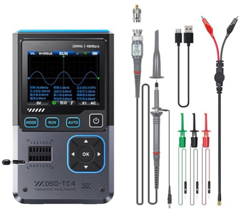 Nicear DSO-TC4 three-in-one oscilloscope, transistor detector, signal generator, suitable for outdoor facility maintenance, fast on-site measurement