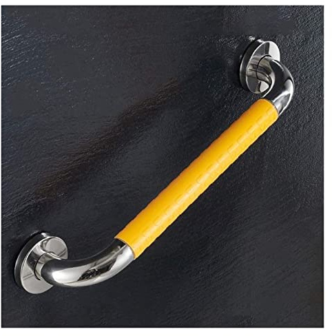 Baño para Agarraderas Pasamanos de seguridad for bañera, antideslizantes, con mango recto y cromado pulido, color blanco