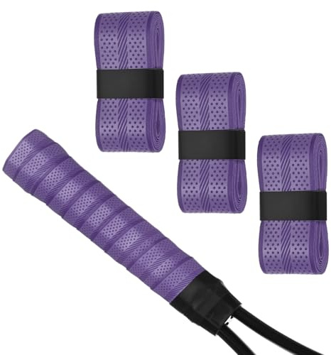 M METERXITY 3-Pack Golf Grip Wrapping Tapes PU, Dark Purple