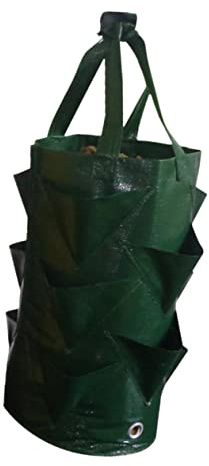 WEKADRIN Bolsa para Plantar Fresas De Bolsa De para Fresas Colgante para Jardinería Multiusos Tienda Oscuro