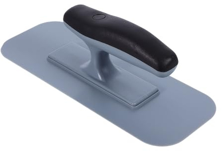FONDOTIN Truelle à Plâtre à Bord Arrondi Outil de Finition de Plâtrerie Spatule D'angle en Plastique Ergonomique pour Enduit et Lissage Murs Usage Professionnel Rénovation