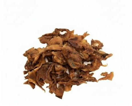 Dei NATURE Strisce di Orecchie di Maiale Essiccate per Cani, confezione da 1 kg,Snack Naturale adatto Dieta BARF