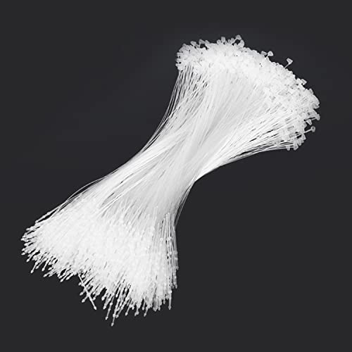 Unvtap Sicherheitsfäden 1000 Stück Sicherheitsfäden für Etiketten, Transparent Loop Pins Loop Lock von Länge 130mm, Sicherheitsfäden Transparent für Kleidung, Schuhe und andere Produktetiketten