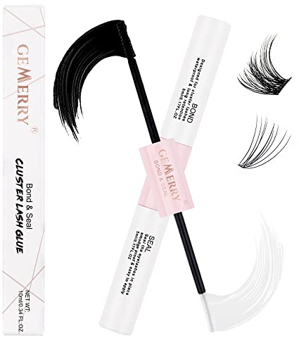 GEMERRY Lash Bond and Seal Waterproof Lash Cluster Glue for Eyelash Clusters - Long Retention 48-72 Hours - DIY Lash Extensions at Home