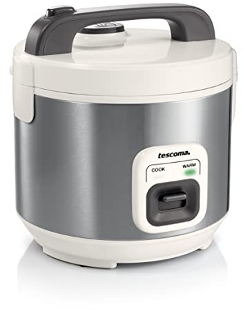 Tescoma GrandCHEF Premium Elektrischer Reiskocher I Antihaft-Innentopf I Automatischer Warmhaltemodus I Inklusive Dampfgareinsatz für Vielseitigkeit in der Küche