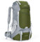 HOMIEE Wanderrucksack 50L Herren Damen Wasserdichter Trekkingrucksack Reiserucksack Outdoor Wandern Rucksack Mit Regenabdeckung, Armeegrün