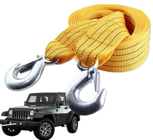 Cavo di traino per camion, Cavo di traino in nylon, Cinghia di fissaggio, Fune di traino per carichi pesanti, Cavo di traino per veicoli, Fune di traino in nylon per auto, Cavo di recupero con ganci,