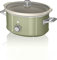 Swan SF17021GN Retro Slow Cooker with 3 Temperature Settings, Keep Warm Function, 3.5L, 200W, Retro Green