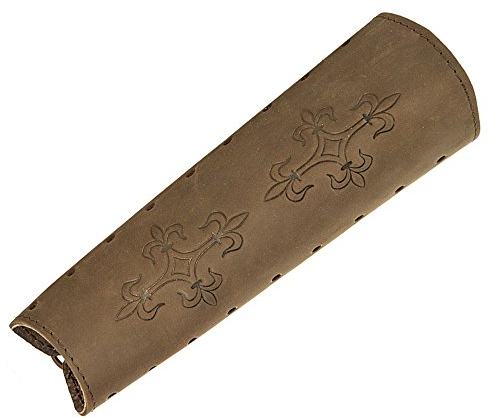 elToro Prime Armschutz Fleur DE LYS - mit Schnürung | Größe: XXL; Zubehör für Bogenschießen, Pfeil und Bogen, Bogensport