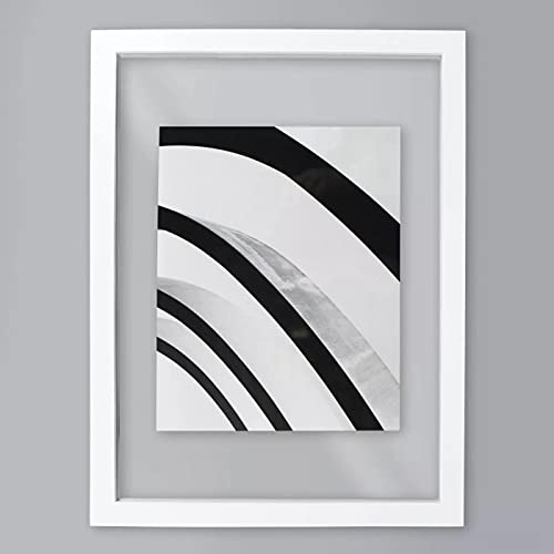 Marcos de pared de 30 x 50 cm, marcos de fotos, marcos de pintura de diamantes, marco de pintura en lienzo, marco de póster, marco de fotos de madera blanca