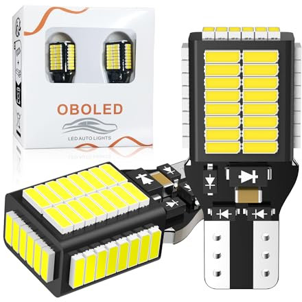 OBOLED W16W T15 LED Reverse Lights CANBUS 54SMD 921 912 904 906 Bulbs for Car Parking Backup Reverse Light Xenon White 12V 24V 2Pcs