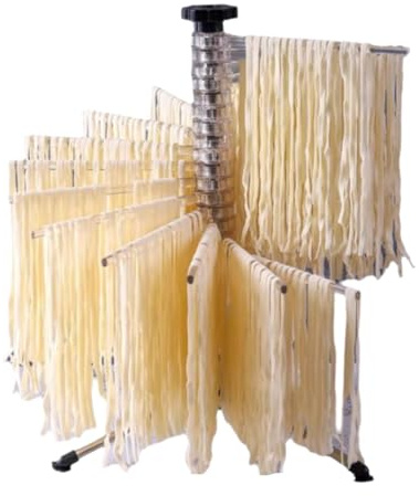 Collapsible Pasta Drying Rack, Stainless Steel Pasta Dryer Rack Fresh Spaghetti Stand for Noodles and Pastas Hanger