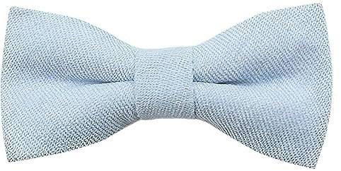 Elastische Fliege für Kinder und Jungen, Baumwollmischgewebe, elastisch, hellblau, Length 10cm, width 5cm.