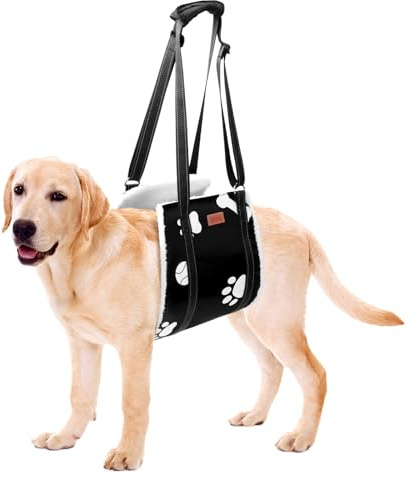 Aide au transport souple pour chien - Aide à la marche réglable pour chiens de différentes tailles, soutien de sécurité pour chiens handicapés, blessés ou âgés