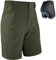 Wulibike Radlerhose Damen Mountainbike-Radhose 2 in 1 gepolstert MTB Shorts Frauen Fahrradhose mit Polsterung Reiten Fahrrad Radfahrhose Reißverschlusstaschen Olivgrün M