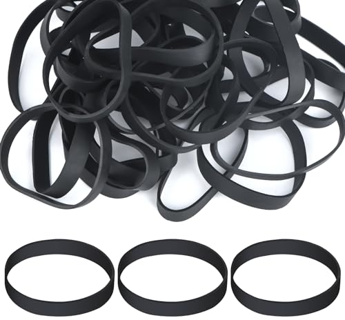 50 Pz Tactical Elastici Grandi in Gomma, #74 Heavy Duty UV Resistente al Freddo Spessore Forte Elastico Grandi Bande di Gomma Ampie per Outdoor Trekking Backpacking Sopravvivenza Camping Biking