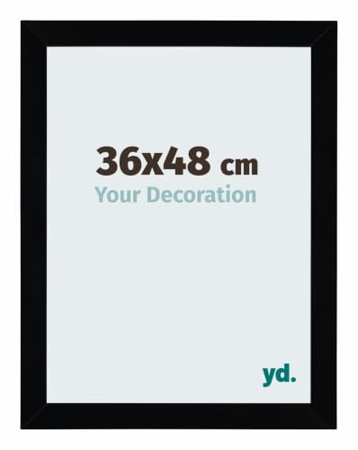Your Decoration - Puzzle frame 36x48 - Black High Gloss - Puzzle frame 500-1000 Pieces - MDF Photoframe - Mura