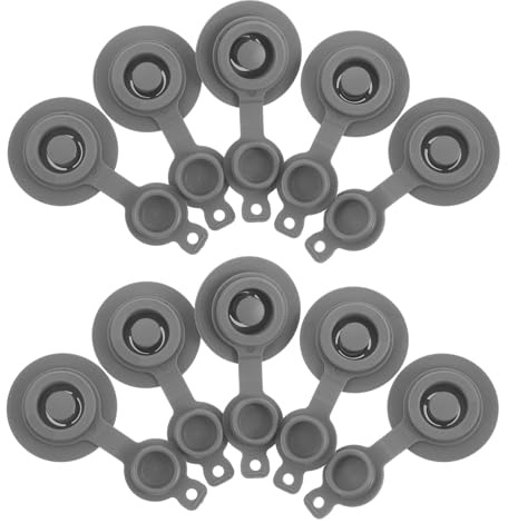 Toyvian 10 Unidades Válvula de Aire para Colchón Inflable Resorte TPU, Repuesto Hermético y Resistente, Adecuado para Camping y Viajes al Aire Libre
