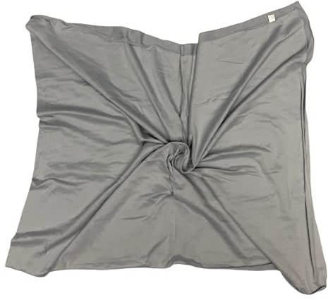 Kiran mode premium super stretch tjock jersey lycra-halsduk hijab wrap, Ljusgrå, en storlek