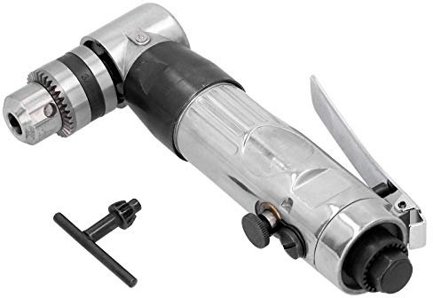 90 Degree Air Angle Reversible Drill Pneumatic Drilling Super Power Tool with Wrench 3/8inch Chuck