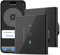 CURRYSMARTER - Interruptor de persiana wifi, 6.ª generación, con led controlable, temporizador inteligente, requiere conductor neutro, compatible con Echo Alexa/Google, 2 unidades, color negro