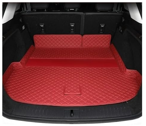 Vasca Baule Tappeto Per OMODA 9 Per PHEV Per SHS Per C9 Per PHEV 2025+ Tappetino Per Bagagliaio Protezione Per Bagagliaio Posteriore Tappetino Pelle(Red mat)
