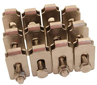 Eckverbinder, Verlängerte Schwere Schelle Für Gabionen, Zaun, Doppelstabmatten, Komposter, Hochbeete und Holzmieten aus deutscher Fertigung (12)