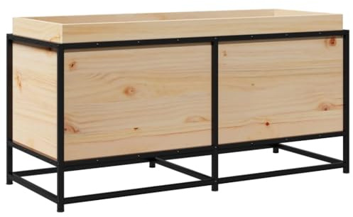 vidaXL Odlingslåda 100x40x50 cm massiv furu, hög odlingslåda, odlingskruka, blomkrukor, höga odlingslådor, odlingskrukor, blomkruka, utomhuskruka