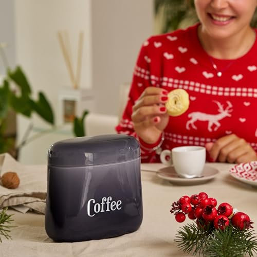 Guzzini - Barattolo caffe 250 gr 'Food Storage' (Grigio)