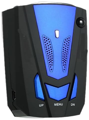 Car Radar Detector - Long Range Laser Detection with 360 Degree Protection, Voice Alerts & Speed Camera Alerts, DC 12V