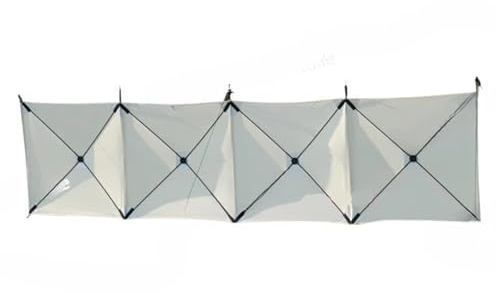 Pare-vent de plage Pare-brise for tente d'extérieur, écran, auvent de camping, clôture pique-nique plage, mur pare-brise simple(Khaki)