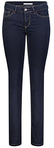 MAC Damen Carrie Pipe Straight Jeans, Blau (Dark D801), 38 / 34L