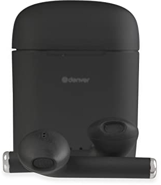 Denver TWE-46 True Wireless Earbuds mit Ladehülle, schwarz