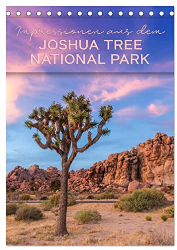 Impressionen aus dem JOSHUA TREE NATIONAL PARK (Tischkalender 2025 DIN A5 hoch), CALVENDO Monatskalender: Natur der Mojave- und Colorado-Wüste