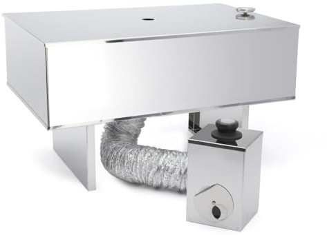 De Buyer, AHUMADERO INOX 18/10 CON DOS NIVELES PARA AHUMAR CON FRIO Y CALOR 600X400--3441.60