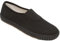 MyShoeStore Unisex School PE Canvas Slip On Plimsolls, Black, UK 3