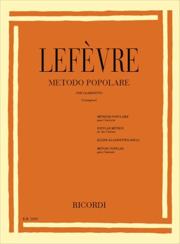 Metodo Popolare Per Clarinetto Ed. A. Giampieri